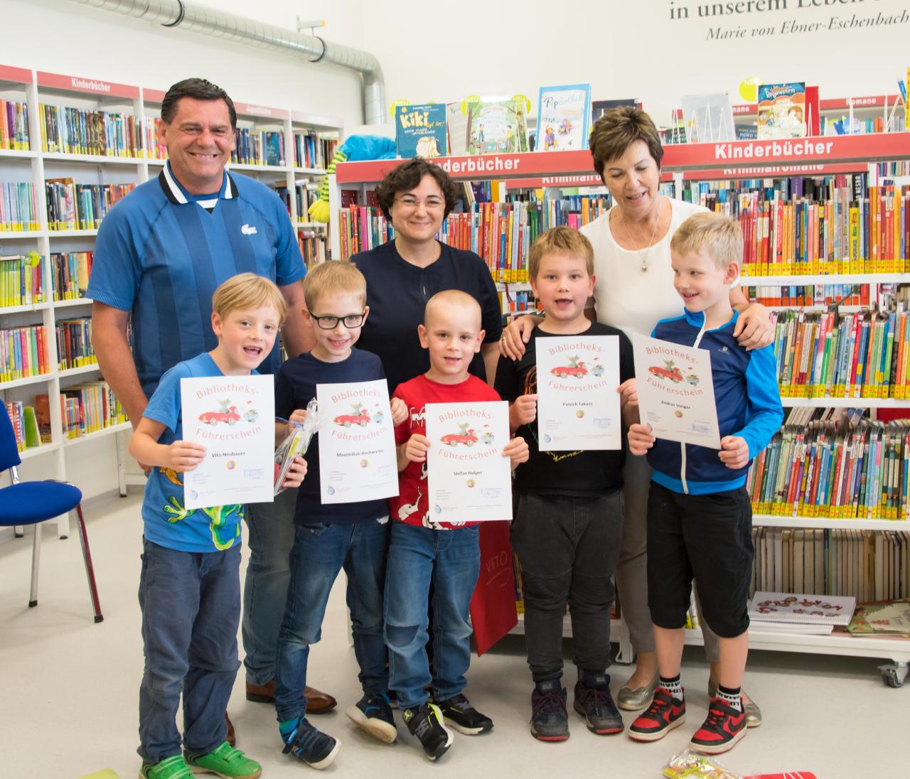 Urkunde Bibliotheksführerschein