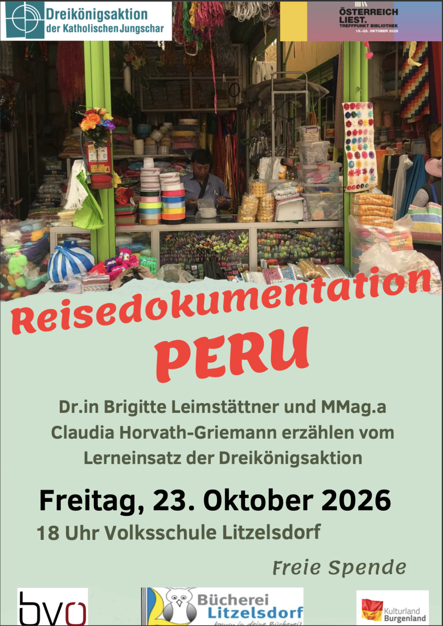 Peru Vortrag Plakat