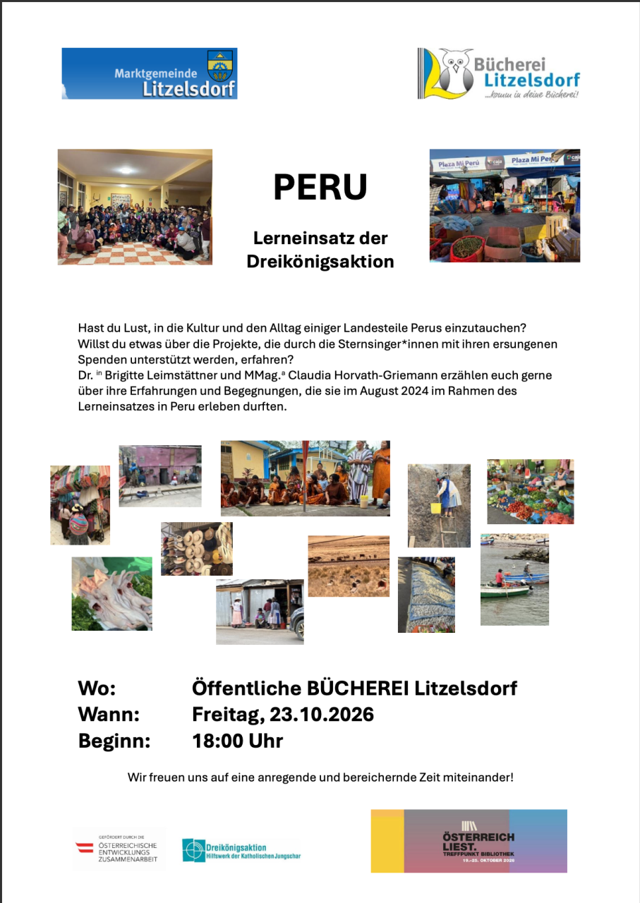 Peru Vortrag Plakat